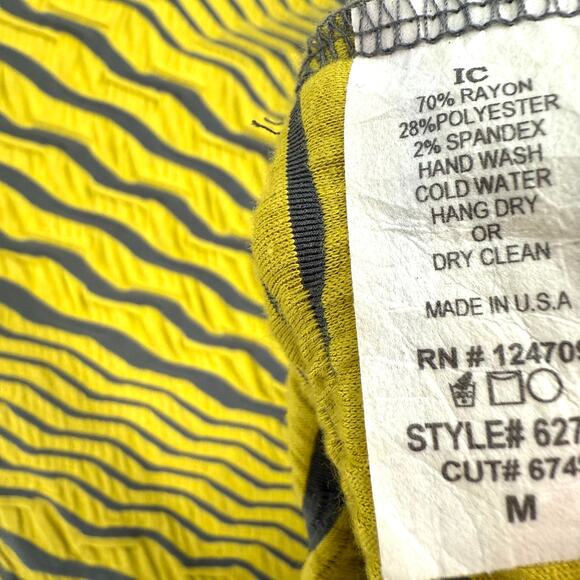 IC by Connie K Womens Sz Medium Artsy Unique Wearable Art Blouse Shirt Top - Picture 6 of 7